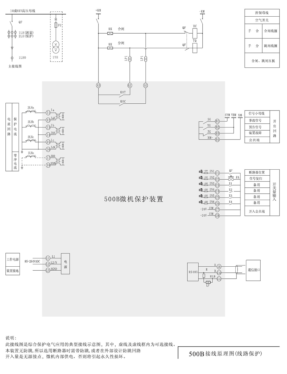 SJP-500B迷你微機(jī)保護(hù)裝置產(chǎn)品參數(shù)圖片一