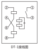 DD-1/60接地繼電器外引接線圖
