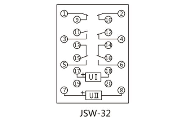 JSW-32接線(xiàn)圖