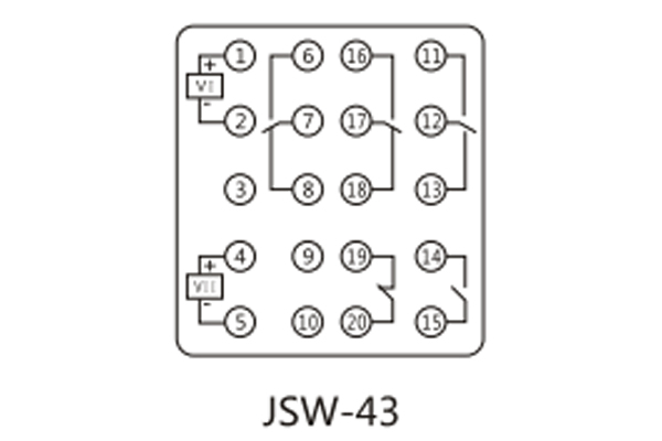 JSW-43接線圖