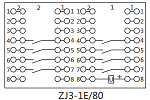 ZJ3-1E/80接線圖