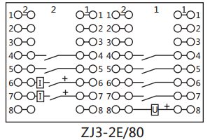 ZJ3-2E/80接線圖