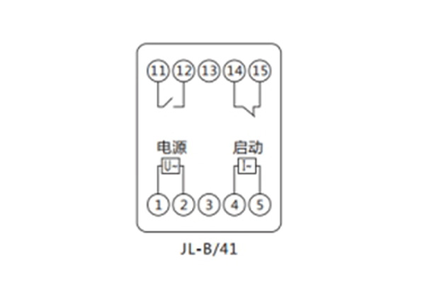 JL-B/41接線(xiàn)圖