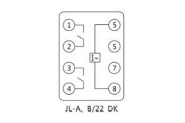 JL-A-22DK內(nèi)部接線(xiàn)及外引端子圖（正視圖）1.jpg